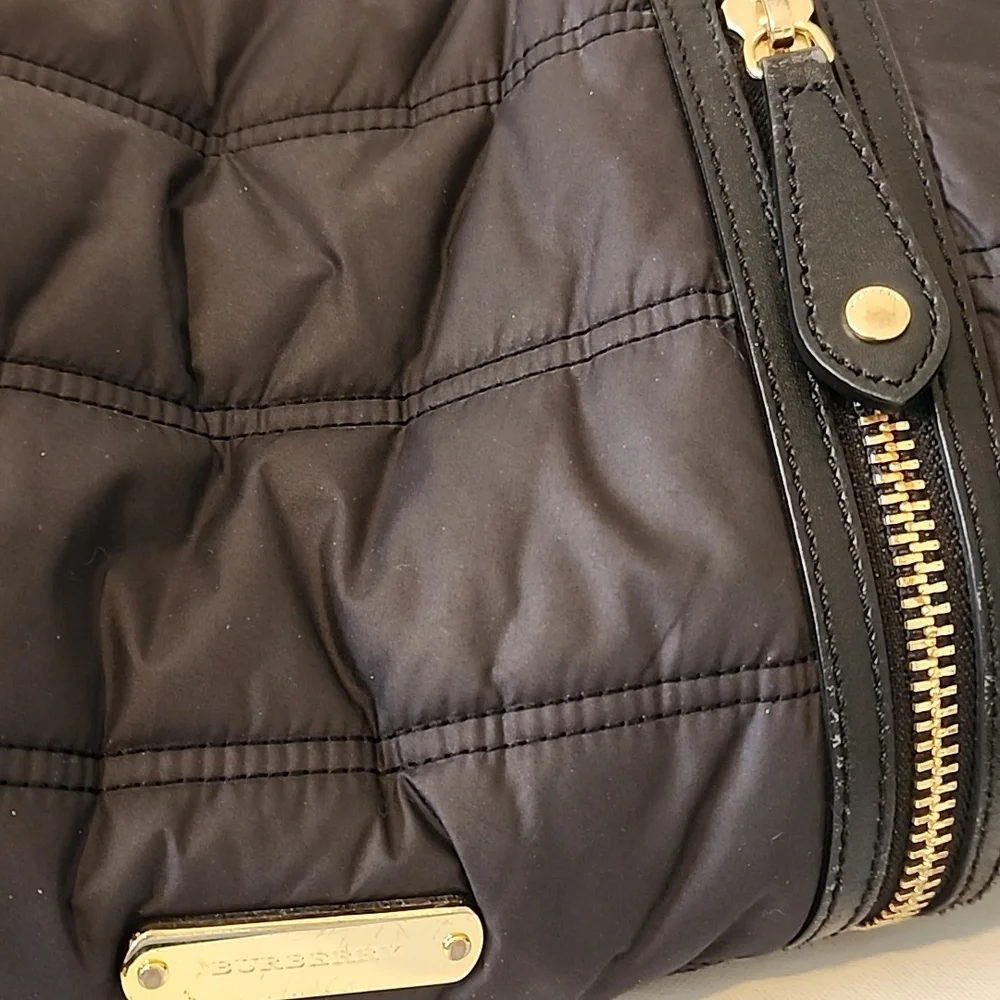 BURBERRY Olympia Baby Diaper Bag Travel Duffle Tote Plaid Nova Check Unisex - Picture 15 of 16